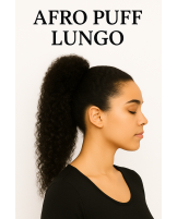 Afro puff lungo